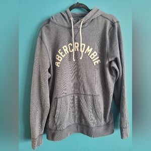 Abercrombie & Fitch Heathered Blue Sweatshirt